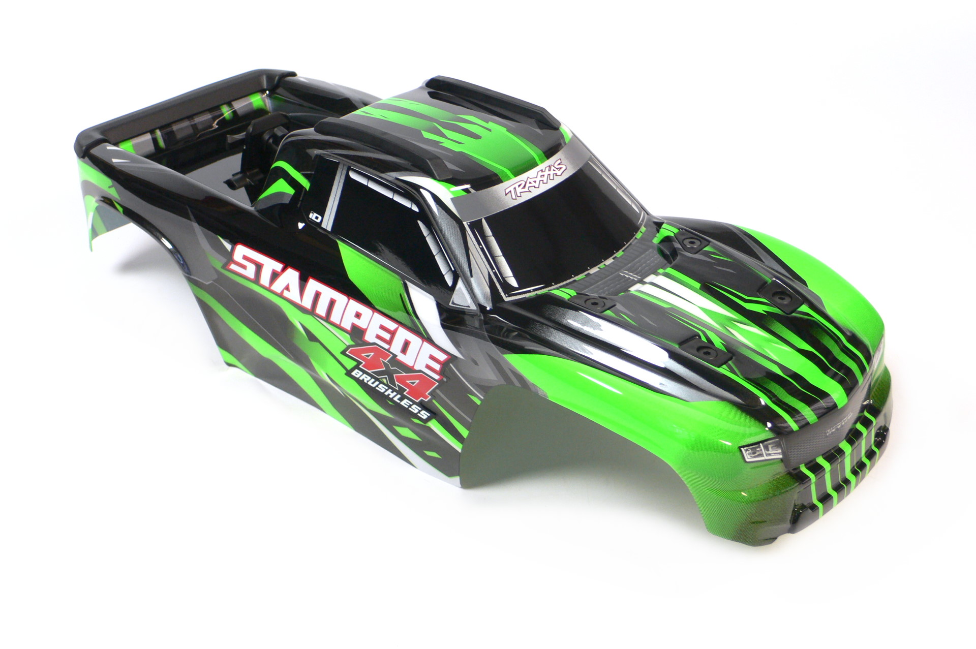 Traxxas Stamepde (Hoss) 4x4 Monstertruck 1:10 Karosserie Grün Clipless - Abbildung 1