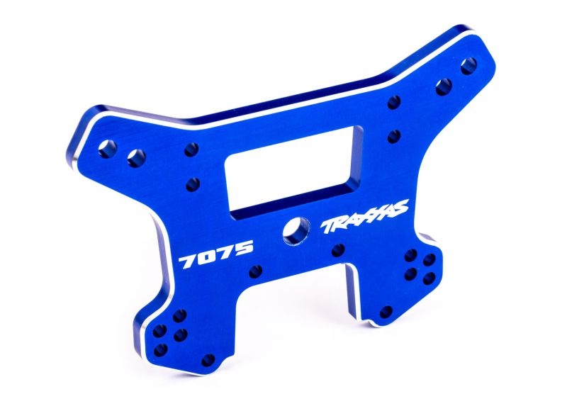 Traxxas Dämpferbrücke vorn 7075-T6 Alu blau eloxiert 9639