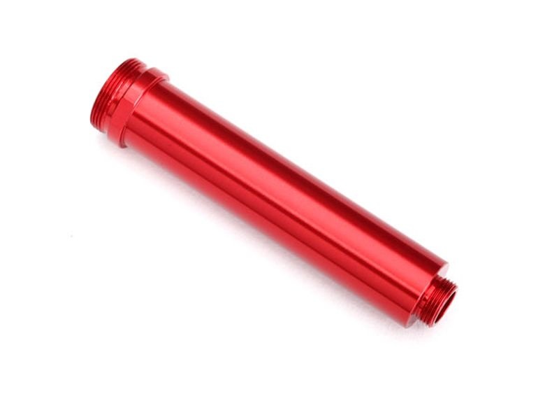 Dämpfergehäuse GTR, 77mm rot Alu hi ohne Gewinde 8462R