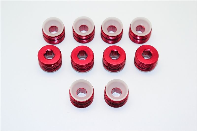 GPM Alu Schrauben für Pivotballs rot (10 Stk.) ARRMA Nero 6s MAN021/ADCR