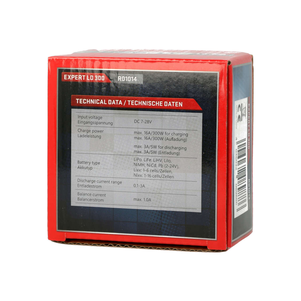 Robitronic Expert LD 300 Ladegerät LiPo 1-6s 16A 300W DC R01014