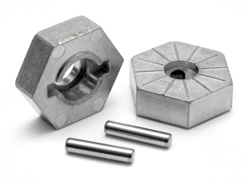 HPI Felgenmitnehmer 17mm (Silber/4St) Savage X / XL 86804
