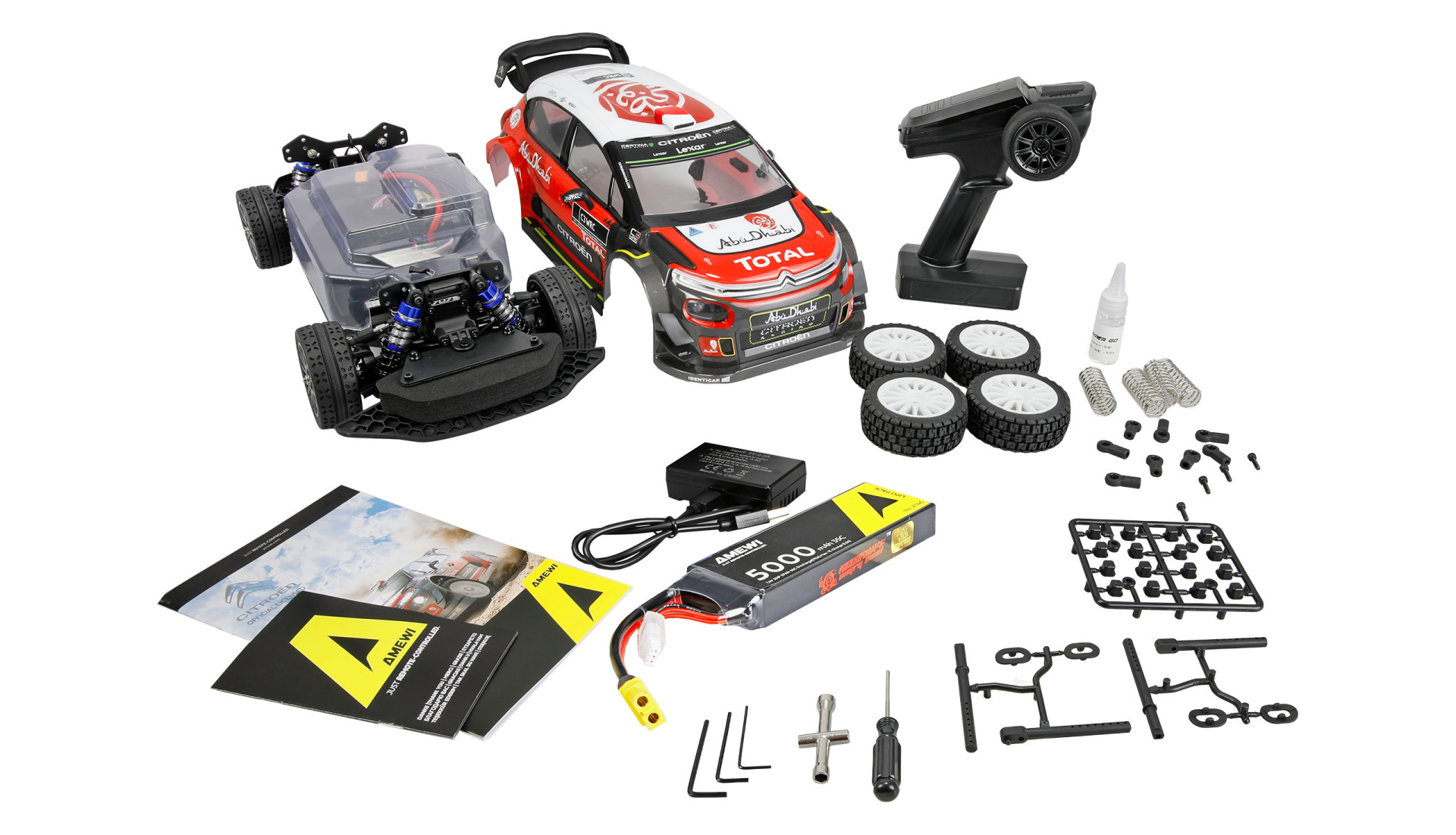 MJX Hyper Go Citroen C3 WRC Rallye brushless 4WD 1:10 RTR incl. Akku & Lader 21144 - Abbildung 10