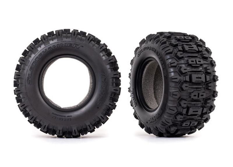 Traxxas Reifen mit Einlage (Dual-Profil 2.8/3.6) Sledgehammer (2) 8974