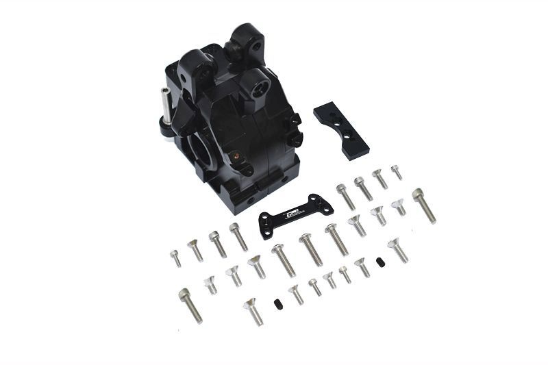 GPM Alu Getriebegehäuse vorn schwarz ARRMA Kraton, Outcast 8s MAKX012BK