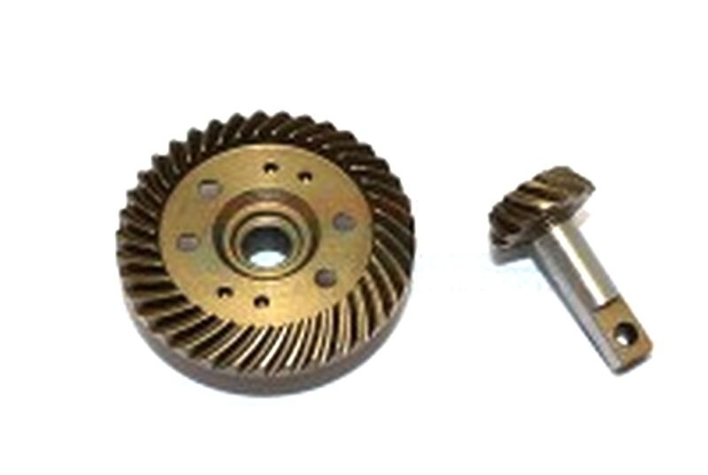 GPM Diff-Zahnrad und Ritzel gehärtet (13T/37T) schwarz Traxxas 1/10 E-Revo alt, Revo/Summit/Slash/Hoss 4x4