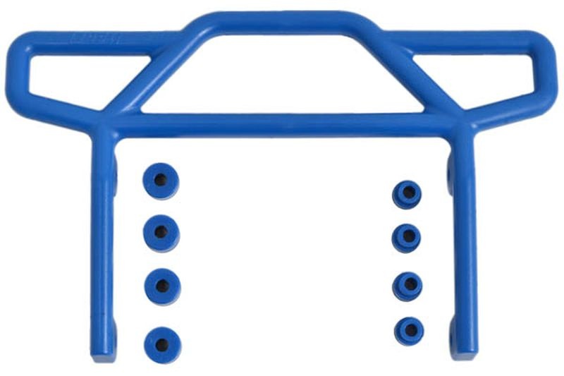 RPM Bumper hinten blau TRX Rustler (XL-5 & VXL) 70815