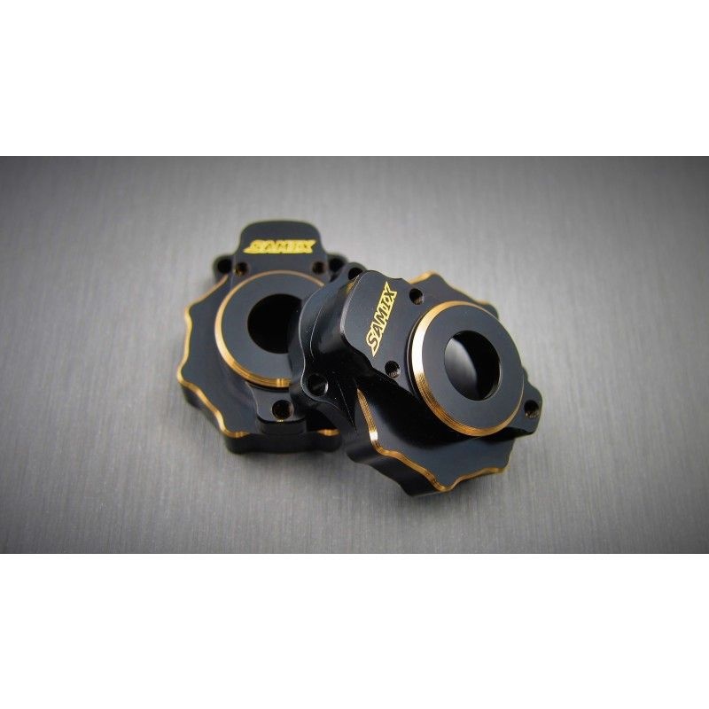 SAMIX Messing Portal Achsschenkel Gehäuse schwarz für TRX TRX4 & 6 TRX4-4013