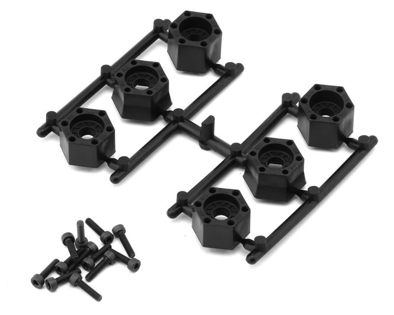 Upgrade RC Ersatz-Radmitnehmer-Set (12mm schmal+breit & 14mm) für 1/10 Short Course