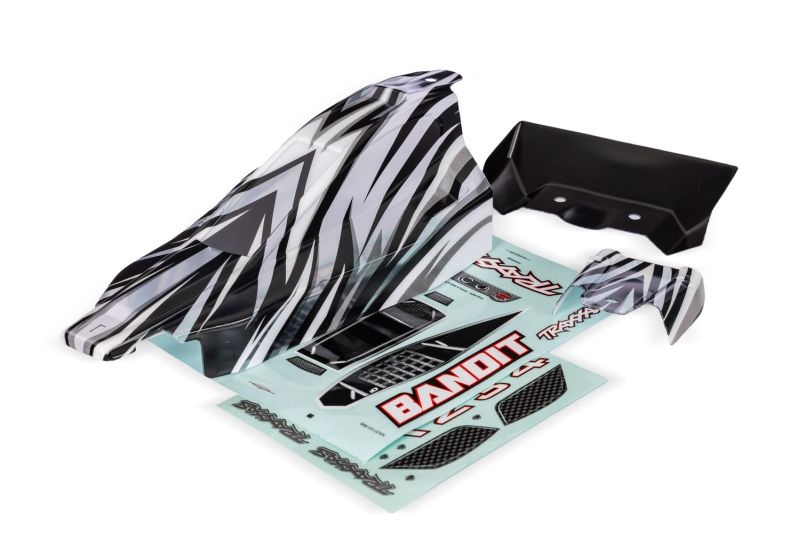 Traxxas Karosserie Bandit ProGraphix mit Flügel (benötigt Hintergrundlackierung) 2439X