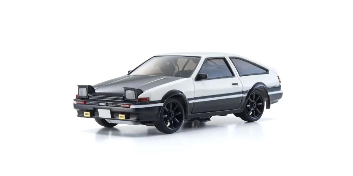 Kyosho First Mini-Z 1:28 Initial-D Sprinter Trueno AE86 WH/BK Carbon 66617A - Abbildung 2