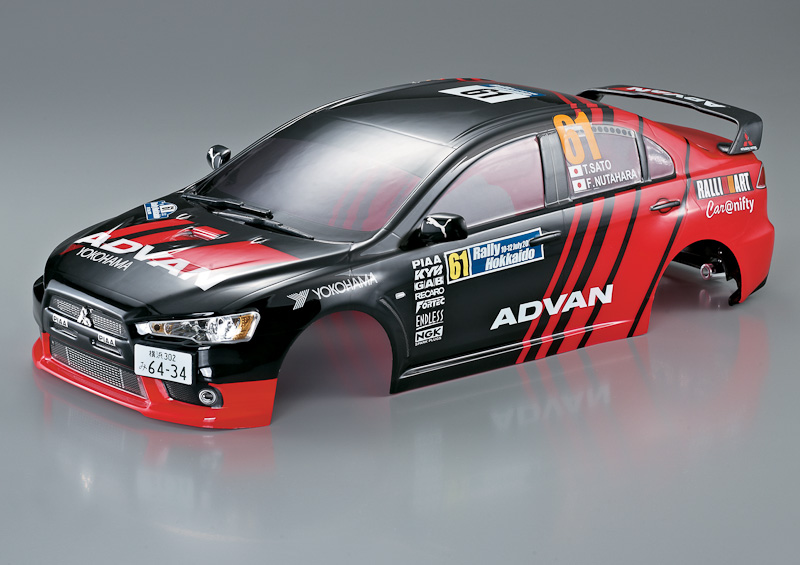 KB48002 Mitsubishi Lancer Evo X Karosserie Rally-Racing 190mm RTU