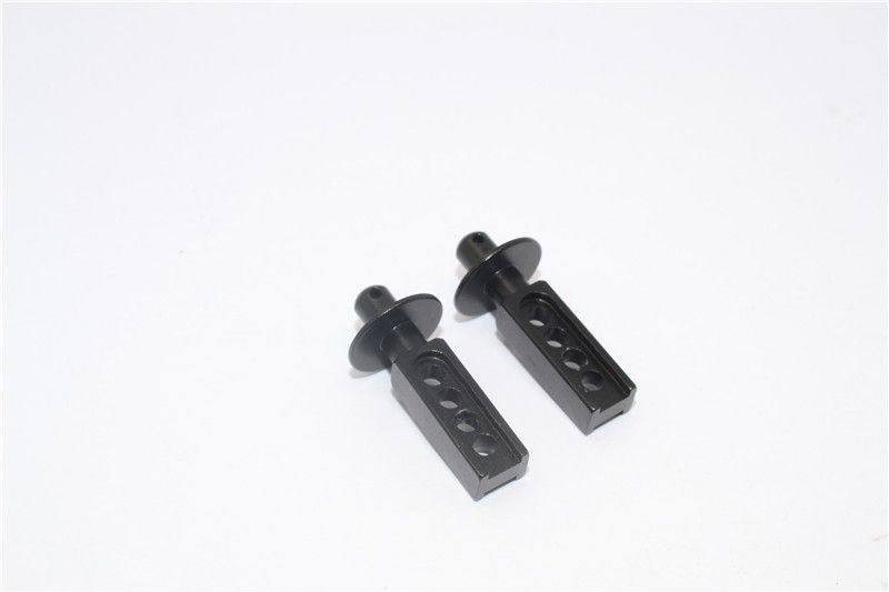 GPM Alu Karo-Steher eloxiert vorn schwarz Traxxas 1/16 E-Revo