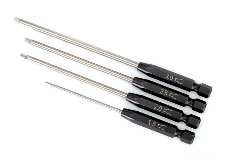 Traxxas 8715X Speed-Bit Set, Innensechskant Gerade 4teilig 1/4Zoll - Abbildung 1