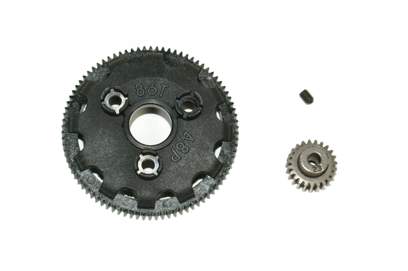 Traxxas Slash Stampede Rustler Bandit Zahnradsatz 48P Ritzel Zahnrad 86Z + 23Z - Abbildung 1