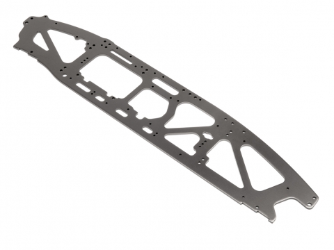 HPI TVP Chassis rechts 4mm (Super 5SC Flux/Grau) 106264