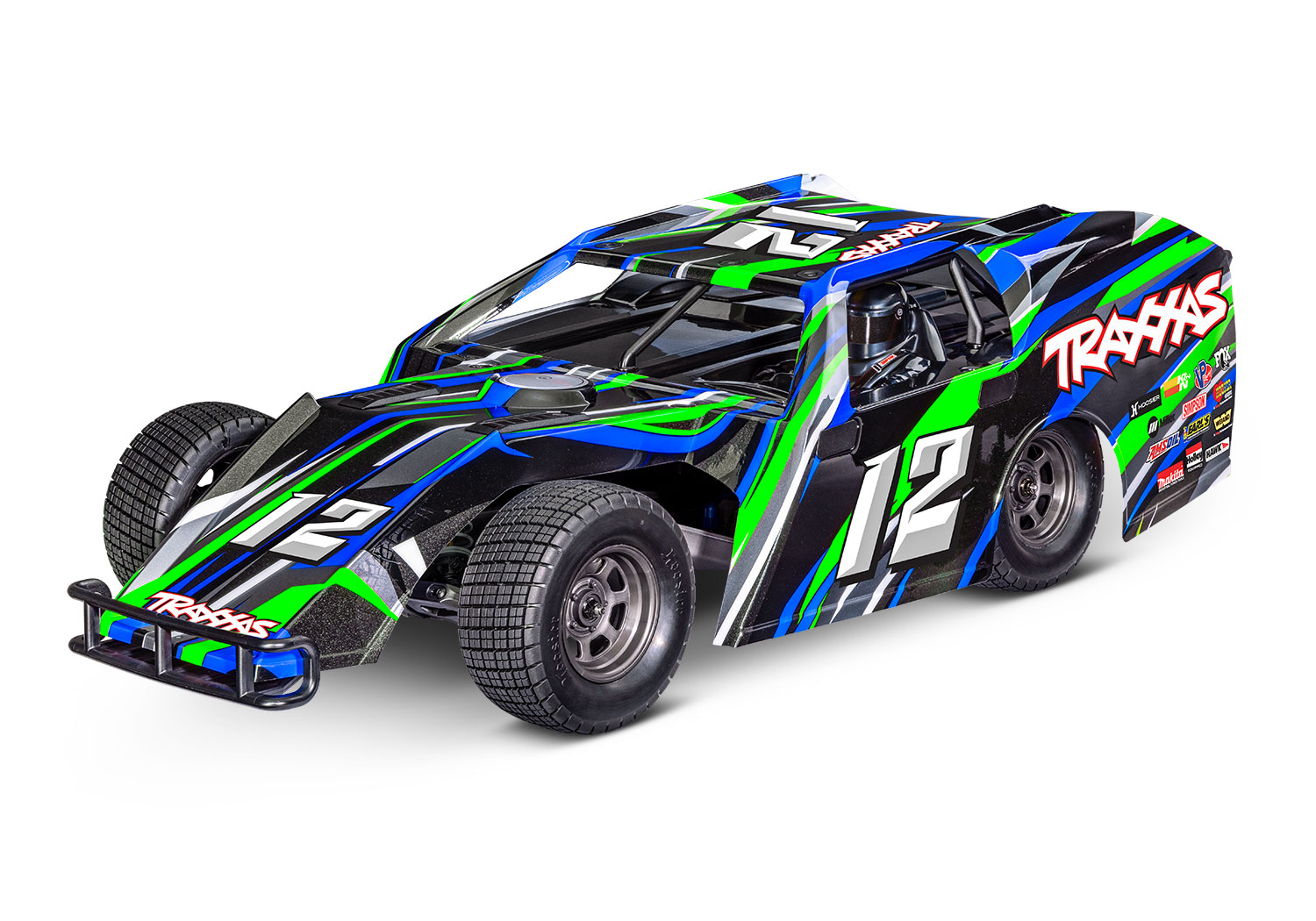 Traxxas Slash Mudboss BL-2S grün 1/10 Dirt Oval Racer RTR Brushless 104354-74 - Abbildung 1