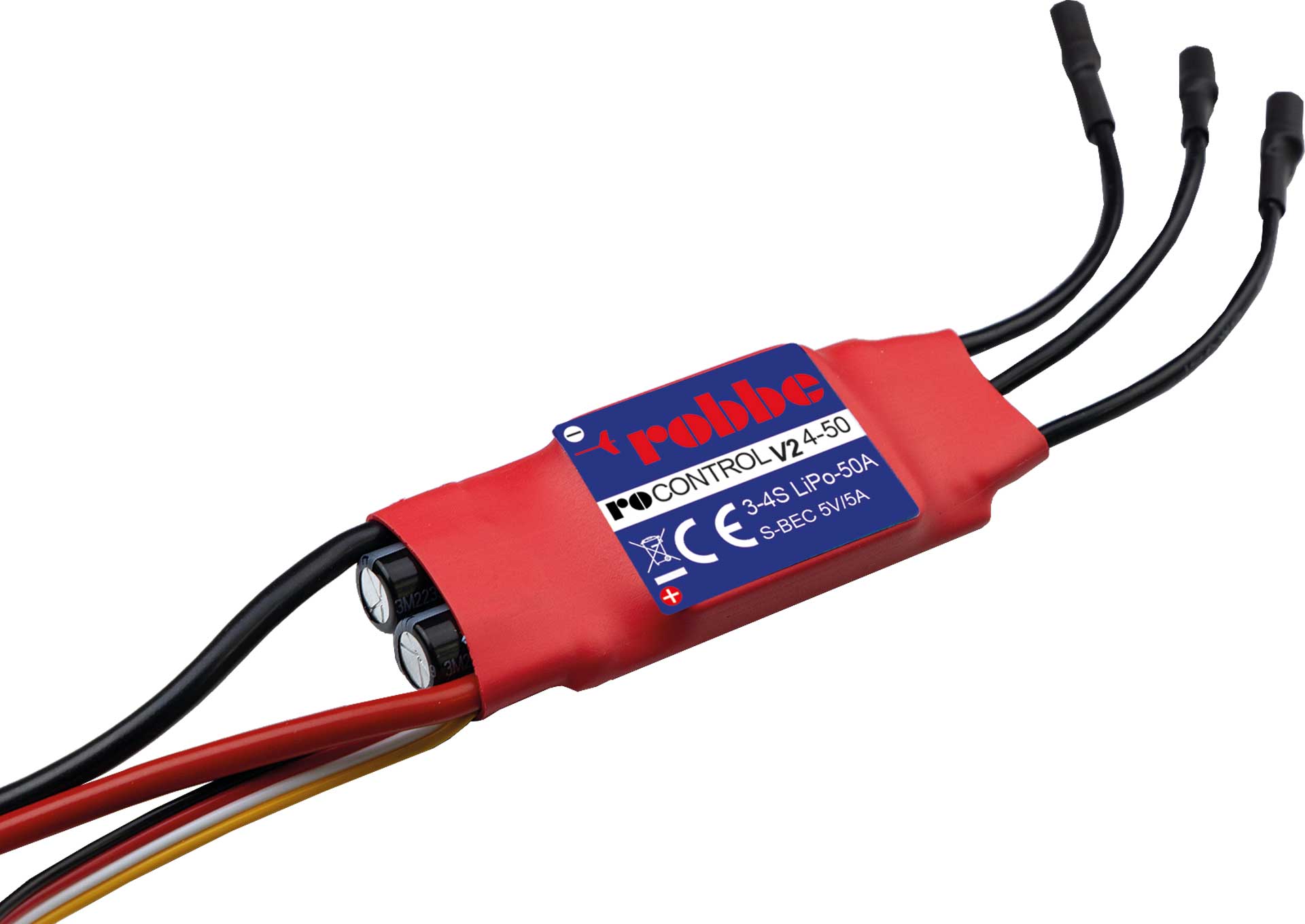 Robbe RO-CONTROL 4-50 V2 3-4S -50(70)A 5V/5A SWITCH BEC Regler 8738