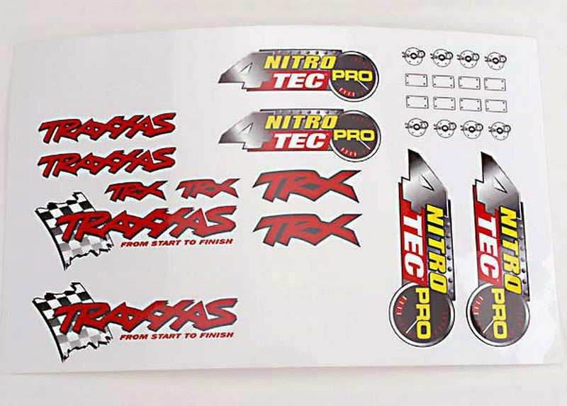 Traxxas DECAL SHEET, NITRO 4-TEC PRO 4814