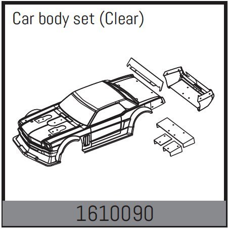 Absima Clear body set (clear) 1610090