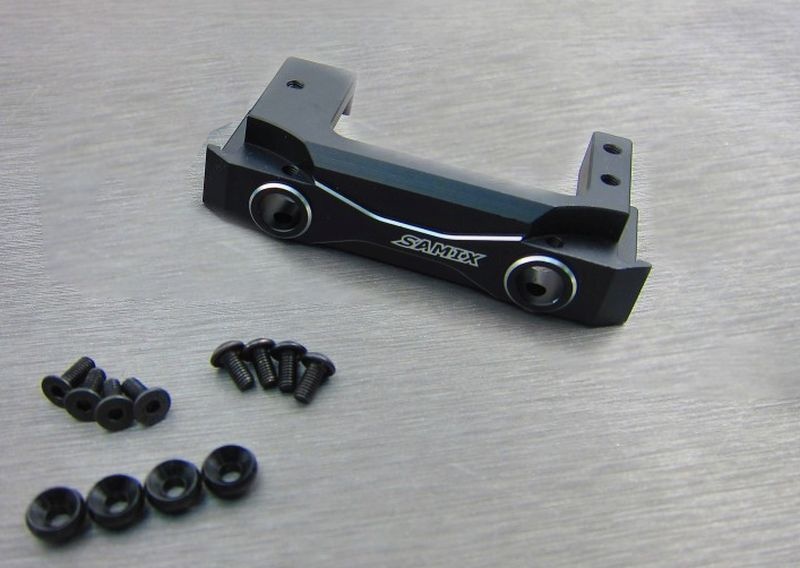 SAMIX Alum. Bumper Befestigung vorn schwarz für Element RC Enduro END-6068