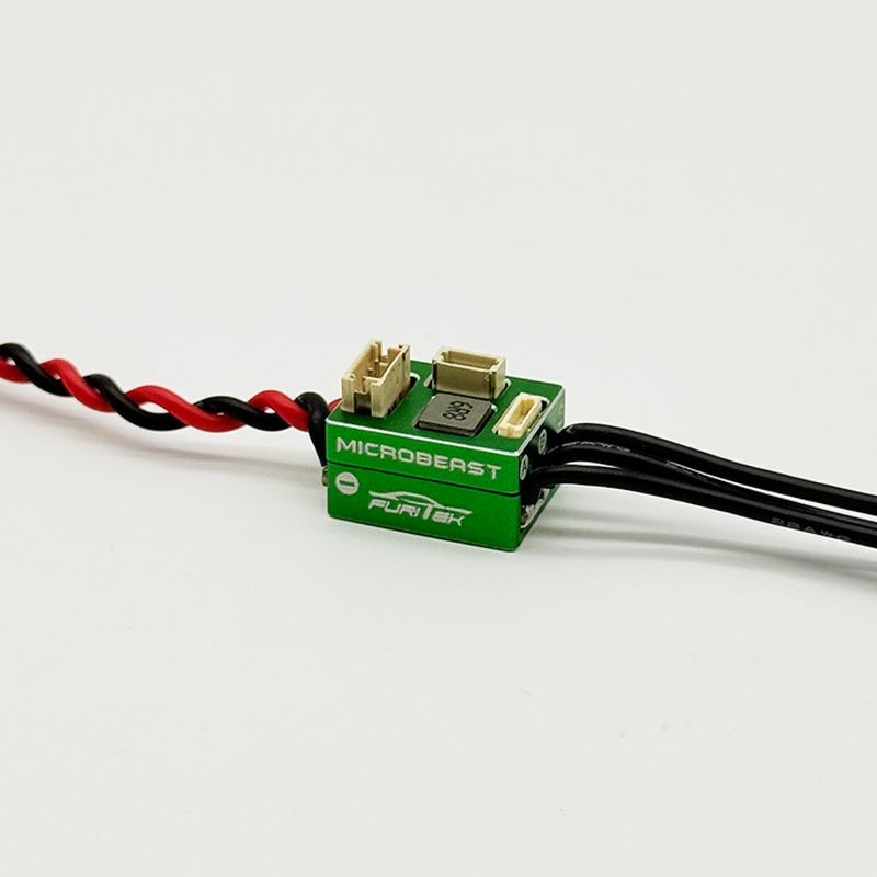 FURITEK Microbeast 2s LiPo 25/50A Brushless Regler grün mit WIFI für 1/24 & 1/28 Drift & Racing FUR-2798