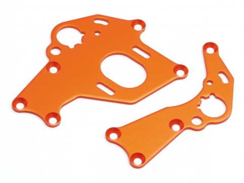 HPI Motorhalter Set (links/rechts/Orange/Sprint 2) 106838