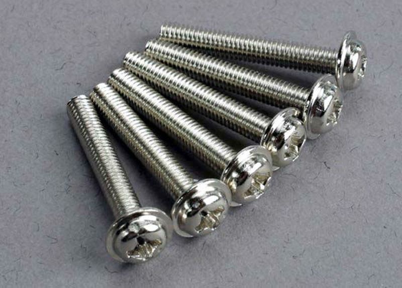 Traxxas Schrauben, 3x20mm WASHERHEAD MACH 3188