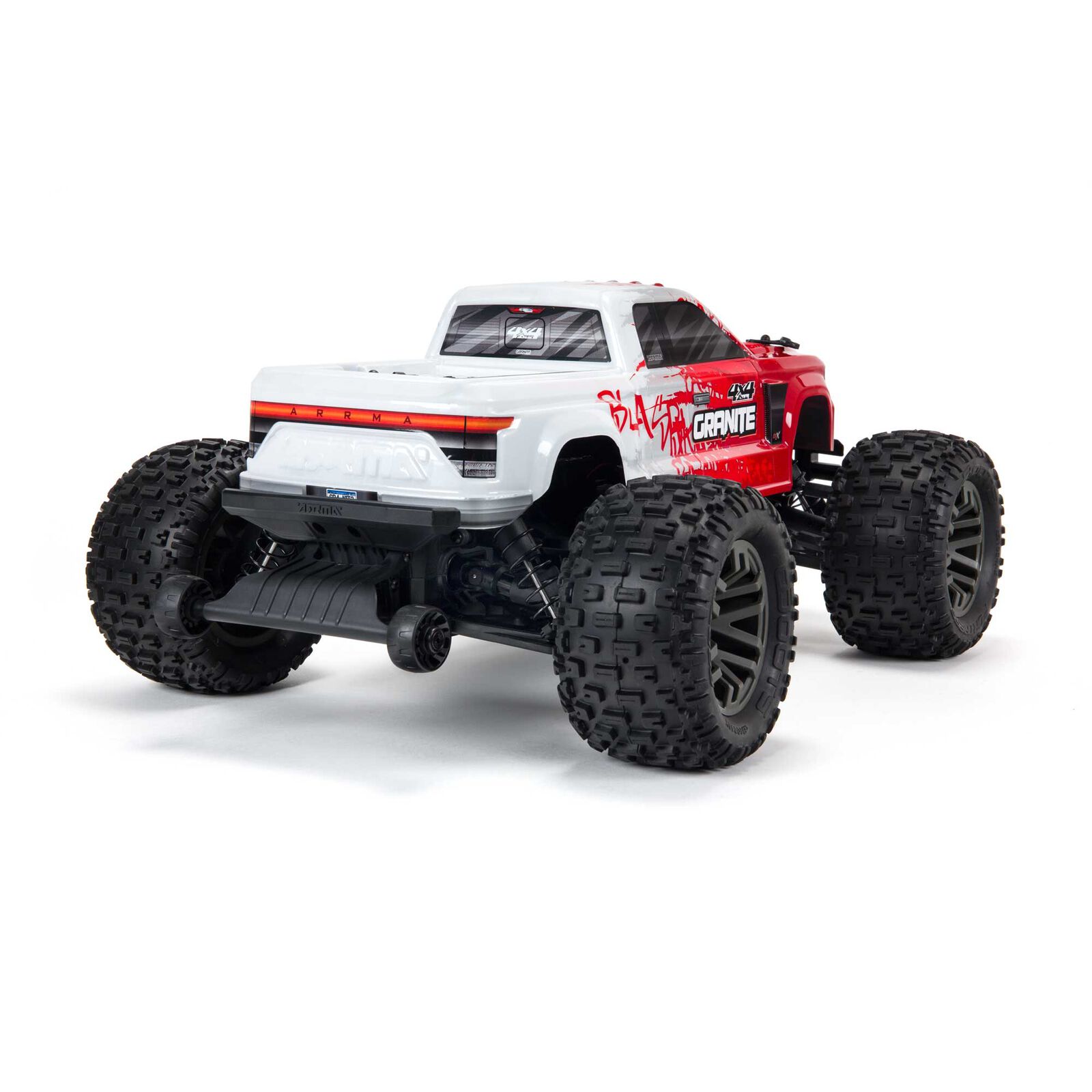 ARRMA 1/10 GRANITE 4WD 3S BLX Brushless Monster Truck RTR, Red  ARA4302V3BT2