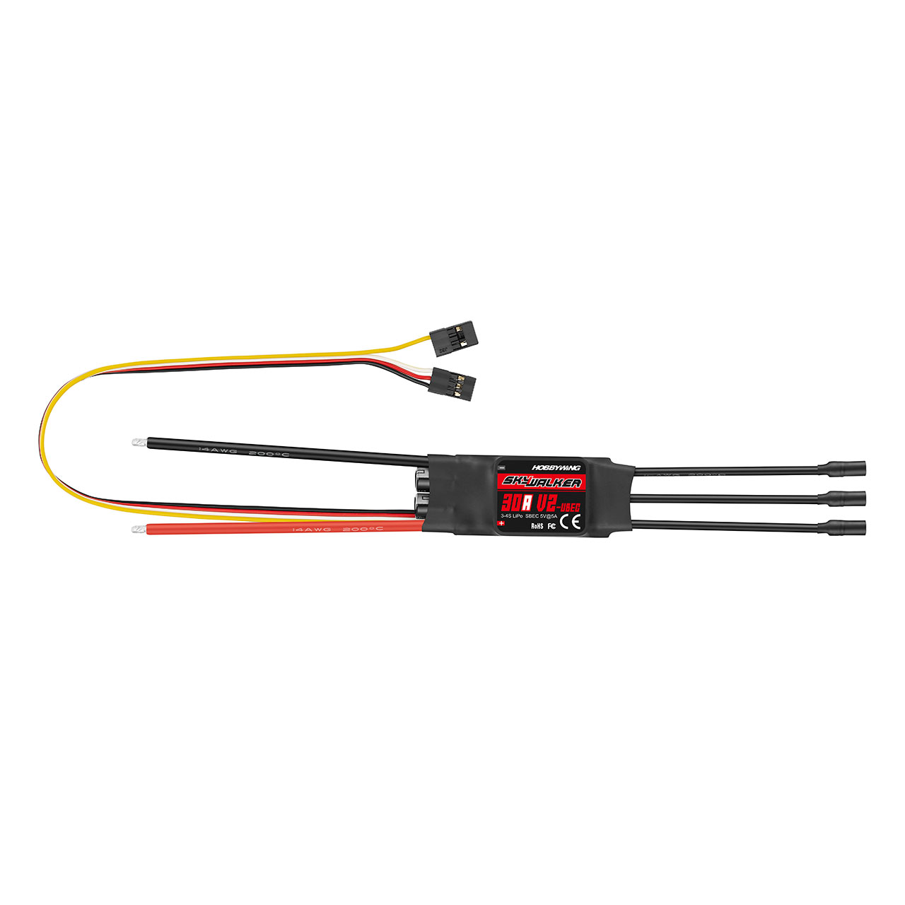Hobbywing Skywalker V2 30A 3-4s, 5A BEC 30205351
