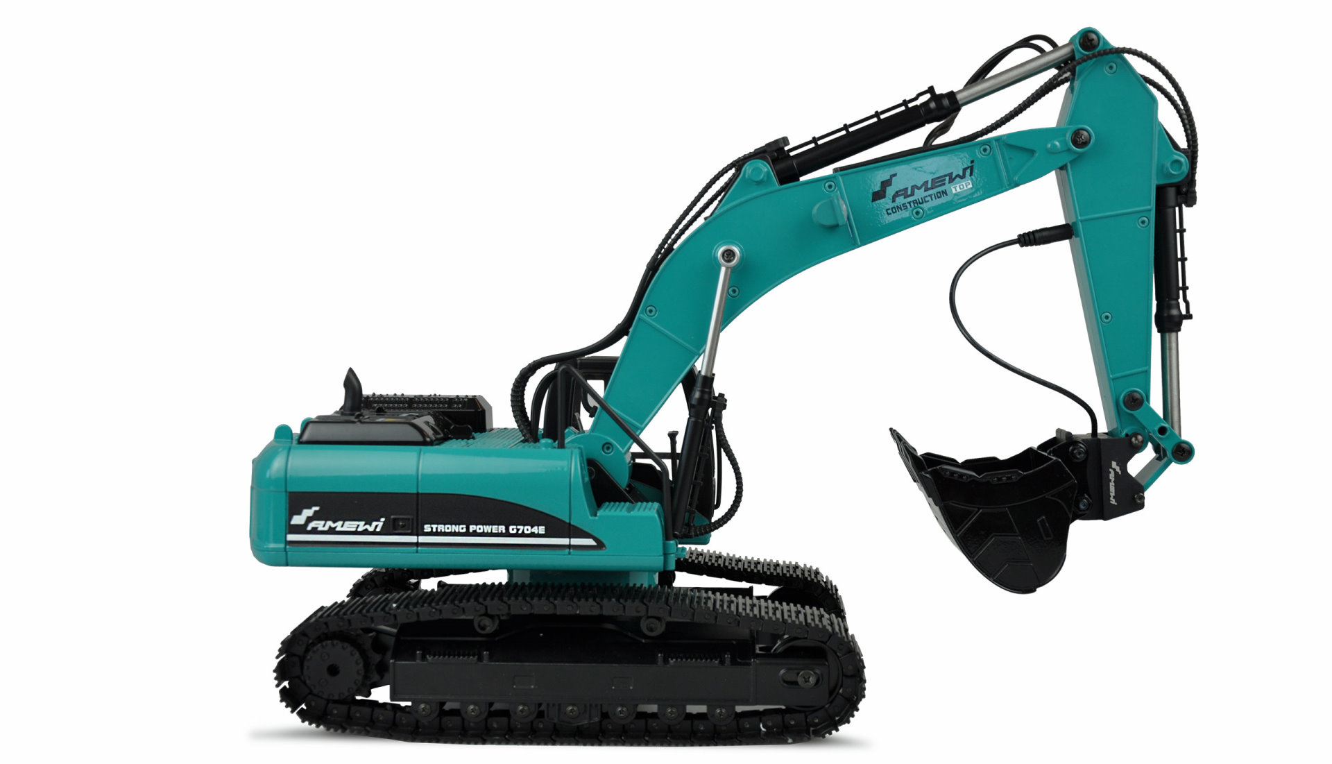 Amewi Bagger G704E Vollmetall 1:14 petrol, 2,4GHz 22501 - Abbildung 4