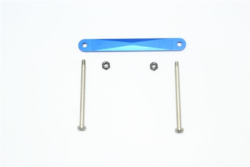 GPM Alu Querlenkerhalterverstärkung vorne blau Traxxas Slash 2WD