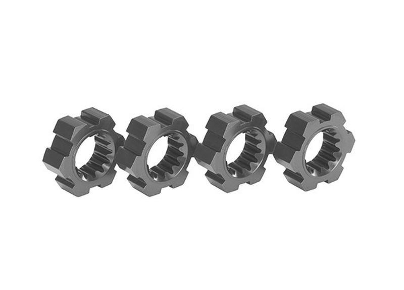 Traxxas Radmitnehmer Aluminium grau (4) X-Maxx, XRT 7756-GRAY