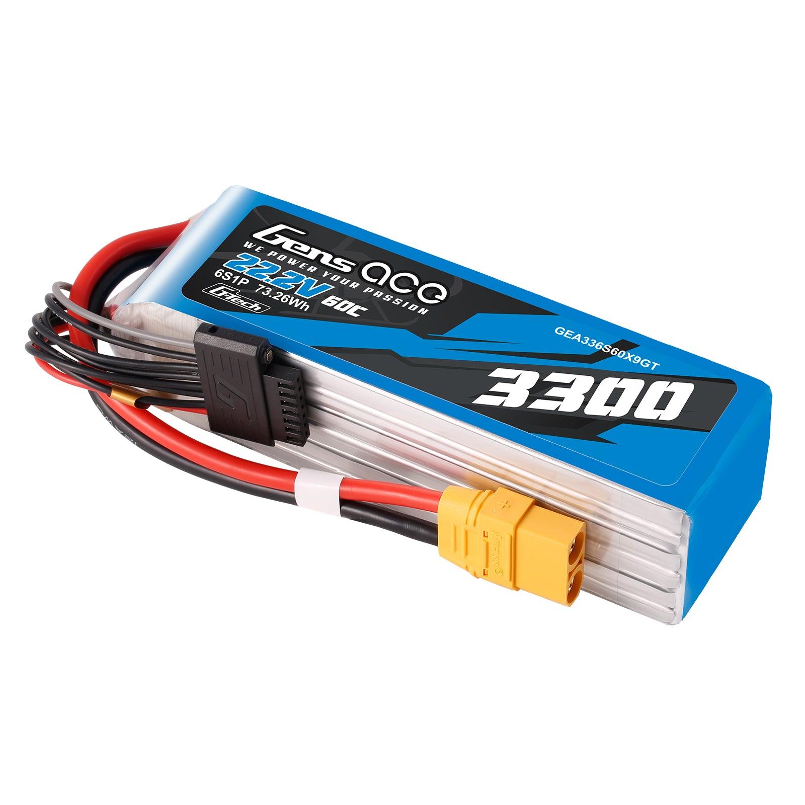 Gens Ace G-Tech 3300mAh 22.2V 60C 6S1P XT90 LIPO Akku Pack GEA336S60X9GT