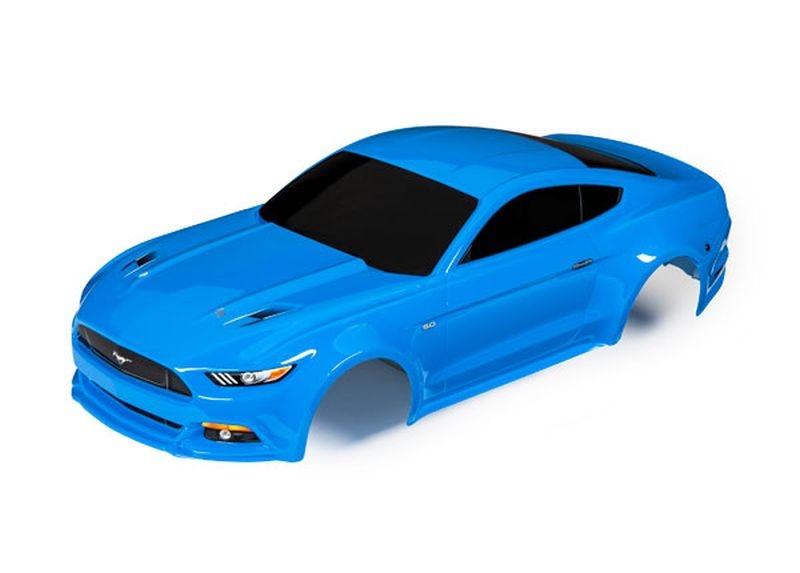 Traxxas Karosserie Ford Mustang, Grabber blau (lackiert + Aufkleber) 8312A