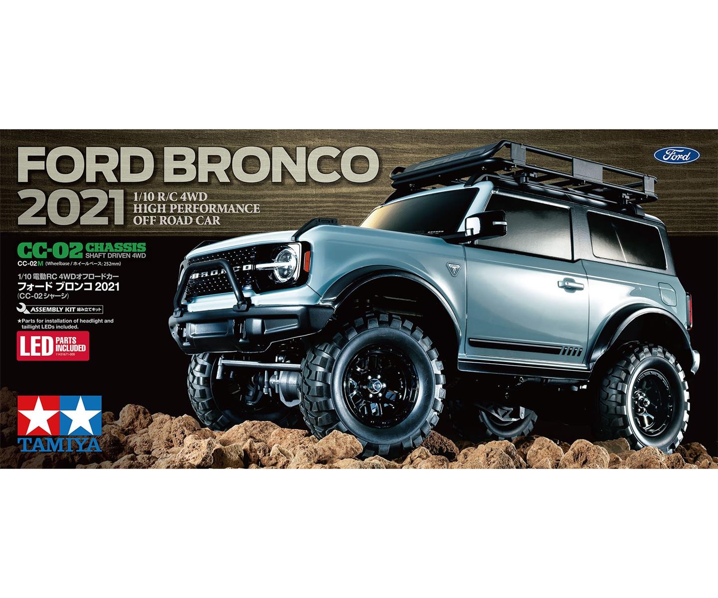 Tamiya 58705 1:10 RC Ford Bronco 2021 (CC-02) 300058705