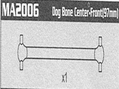 Amewi MA2006 Center-Front Dog Bone Dog Bone (97mm) Raptor MA2006