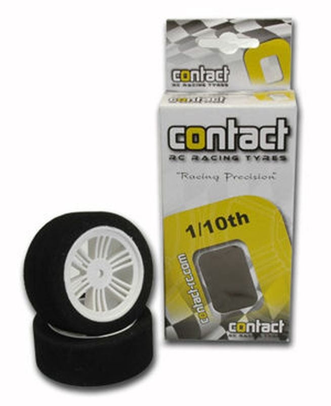 CONTACT Nitro 1:10 Moosgummi Reifen 30mm 35Sh auf Felge J13504