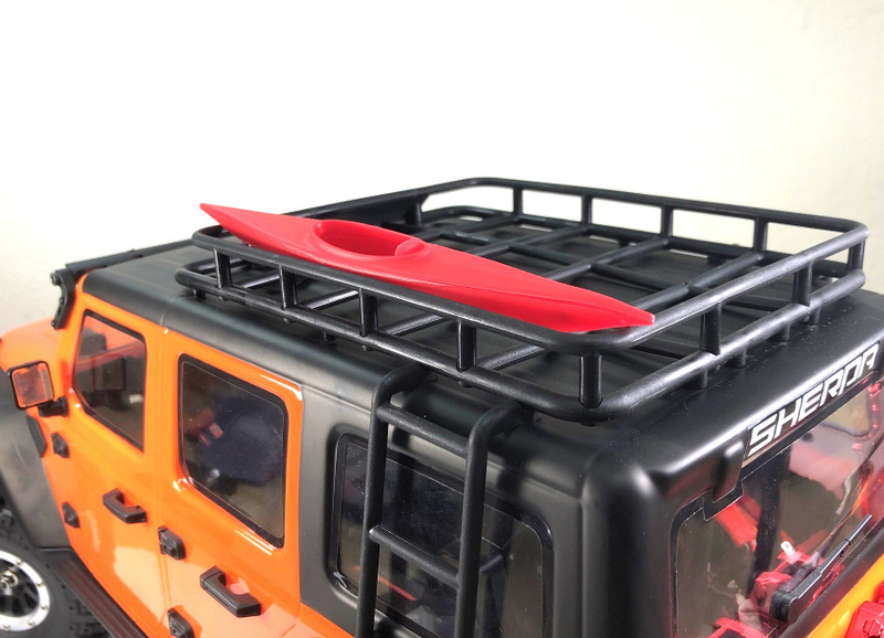 Absima Miniatur Kajak orange Ruderboot 2320091 - Abbildung 2