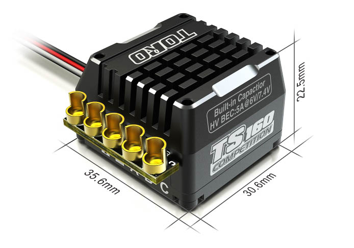 SkyRC Toro TS160A 2-3s LiPo 3.5 Turn Regler SK-300064