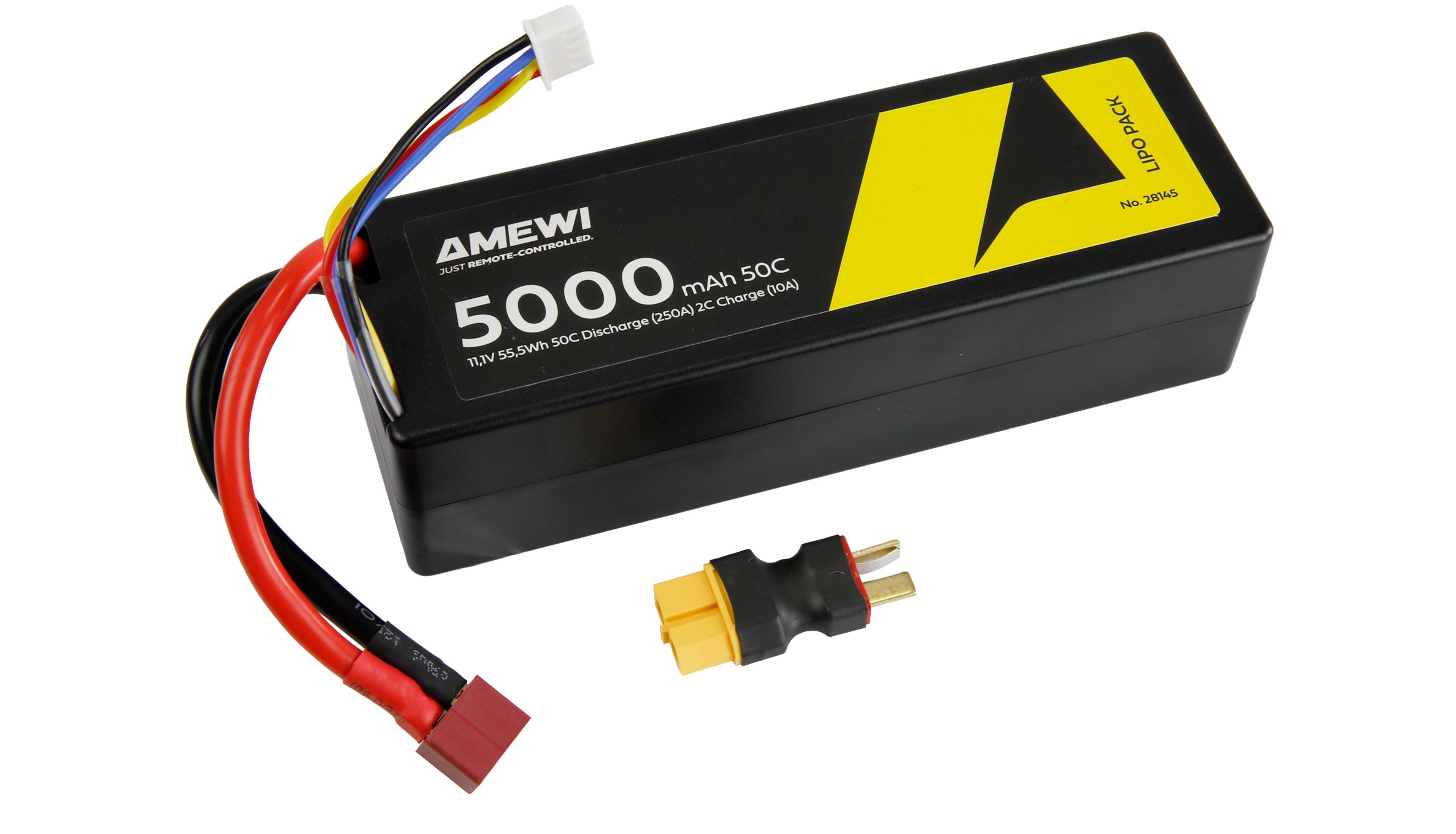Amewi LiPo Akku 3S 11,1V 5000mAh 50C T-Plug 28145