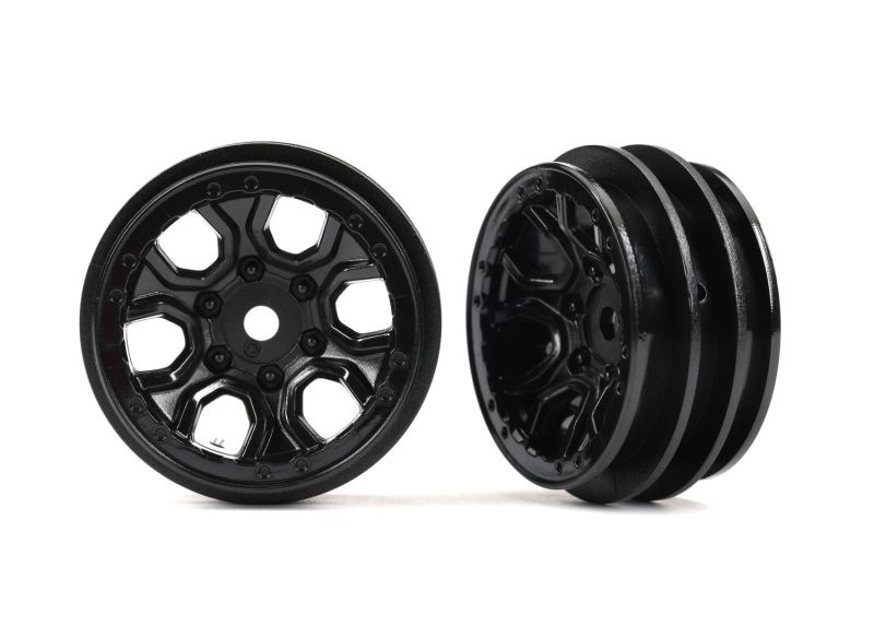 Traxxas Felgen 1.0 (black) (2) 9770