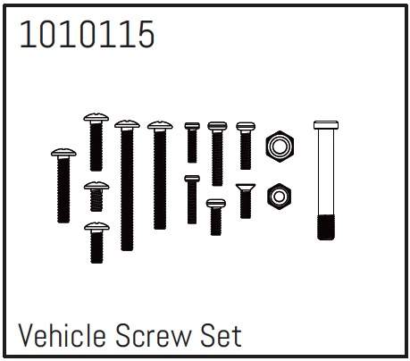Hobby Plus Rock Van Screw Set - PRO Crawler 1:18 240246
