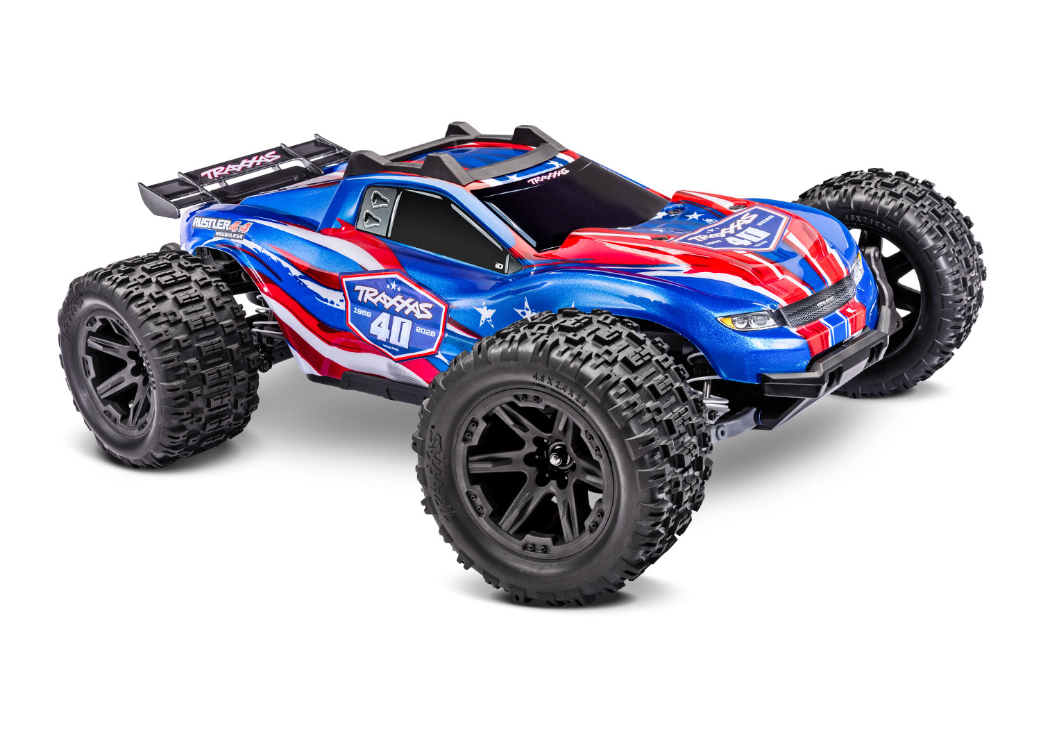 Traxxas Rustler 4x4 VX3 Brushless Stadium Truck 40th Edition 67464-4 - Abbildung 1