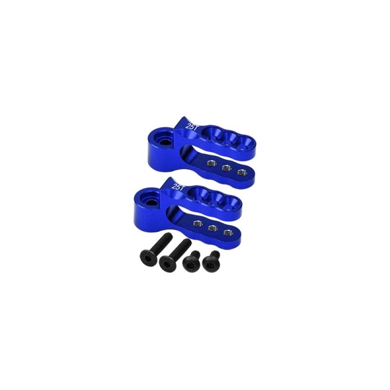 GPM Aluminium Servohalter blau TRX 1/10 E-Revo Alt & 2.0 ER024NB