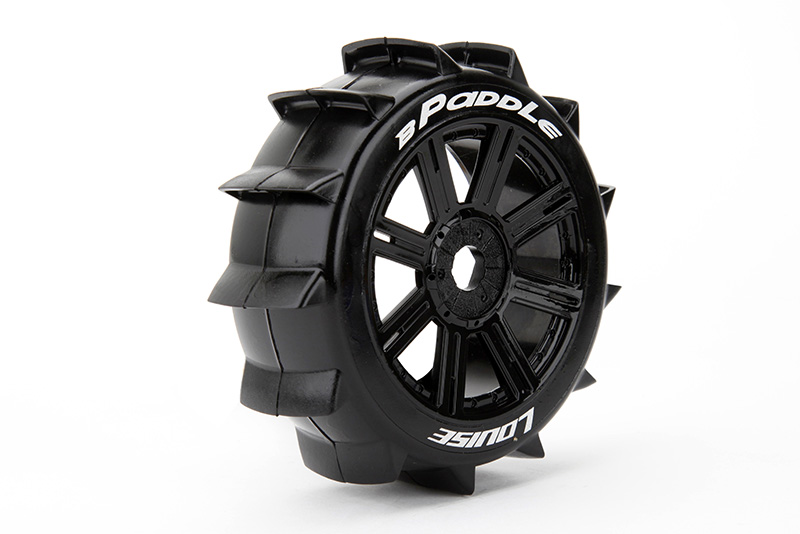 Louise B-PADDLE soft Speichen-Felge schwarz (2) Verbrenner 1:8 Offroad L-T3249SB
