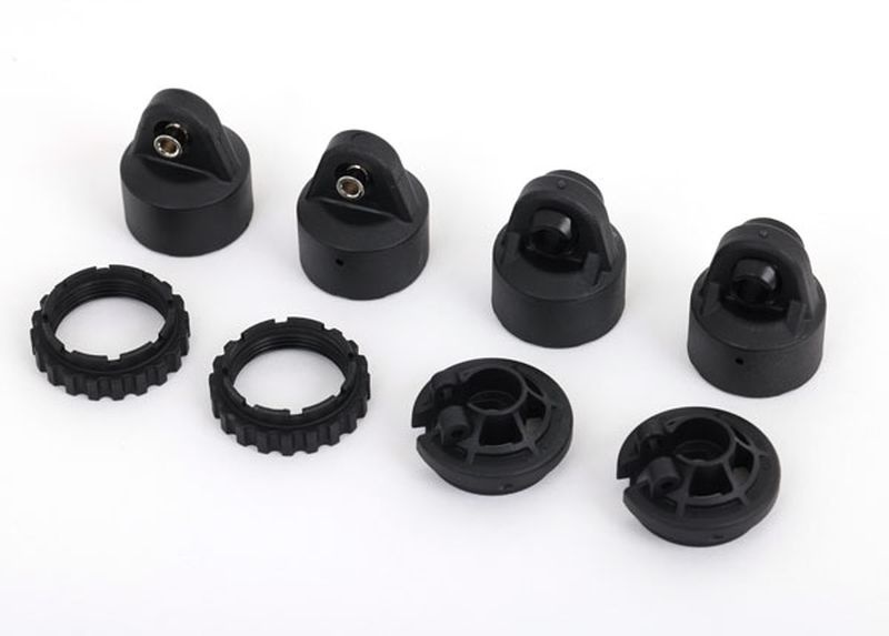 Traxxas Dämpfer-Kappen GT-Maxx® + Federversteller (je 2) für Sledge 9664