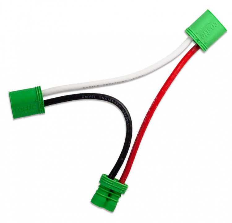 Castle Y-Kabel Seriell 6.5mm mit Gehäuse 011-0087-00