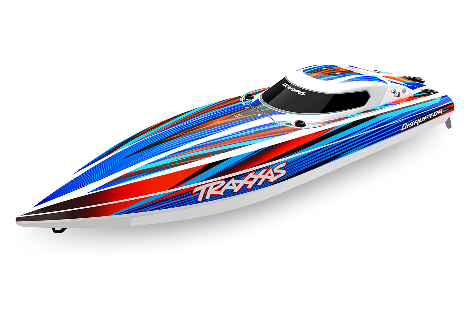 Traxxas DISRUPTOR Blau 26 Zoll Brushless Rennboot V-Rumpf 106064-4 - Abbildung 1