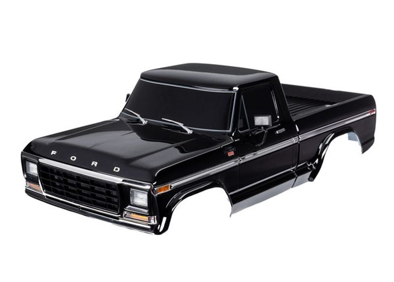 Traxxas Karosserie 1979 Ford F-150 schwarz mit Anbauteilen 9230-BLK